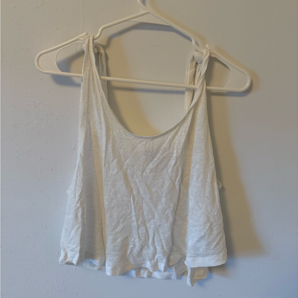 Society Amuse White Tank Top